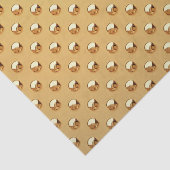 Papier Mousseline PEARLS EN OR PURE Motif + votre texte / photo (Détail)