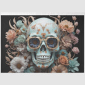 Papier Mousseline Peau à fleurs (Recto)