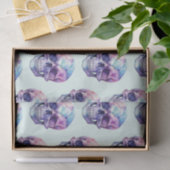 Papier Mousseline Peau bleu violet bleu clair Halloween vert (Cadeau)