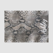 Papier Mousseline Peau de serpent Python de luxe Riche Élégant Nom p (Recto)