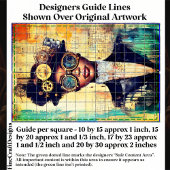 Papier Mousseline Peau foncée Steampunk Femme Collage DK1RF Decoupag