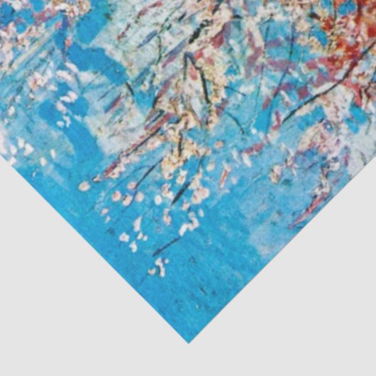 Papier Mousseline Pêche à fleurs, Van Gogh (Détail)