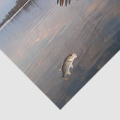 Papier Mousseline Pêche à l'achigan à aigle sur mesure (Détail)