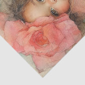 Papier Mousseline Pêche et beauté de la crème1 (Détail)