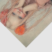 Papier Mousseline Pêche et beauté de la crème10 (Détail)