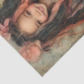 Papier Mousseline Pêche et beauté de la crème4 (Détail)