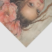 Papier Mousseline Pêche et beauté de la crème9 (Détail)