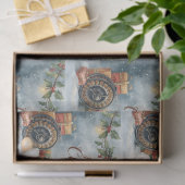 Papier Mousseline Pêche Noël pour les amateurs de pêche avec Père No (Cadeau)