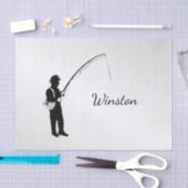 Papier Mousseline Pêche personnelle (Artisanat)