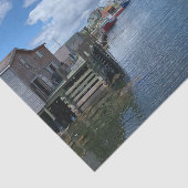 Papier Mousseline Pêche Village Peggy's Cove Tissue Paper (Détail)