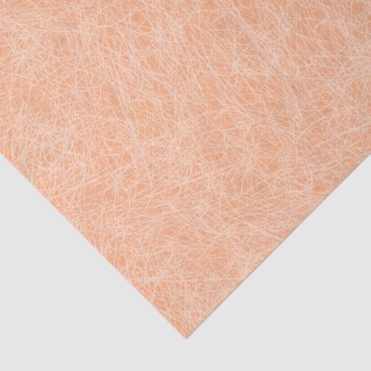 Papier Mousseline Pêcher Fuzz Faux Cuir (Détail)