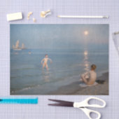 Papier Mousseline Peder Severin Kroyer - Garçons Se baigner à Skagen (Artisanat)