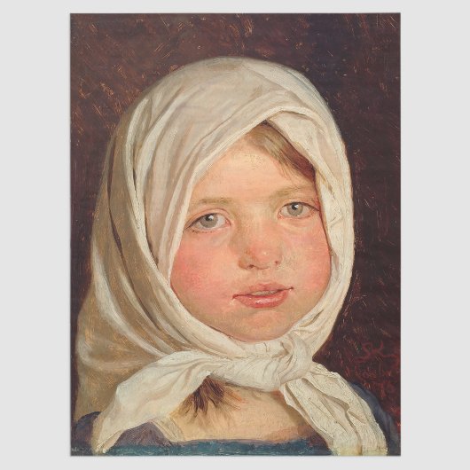 Papier Mousseline Peder Severin Kroyer - Petite fille de Hornbaek