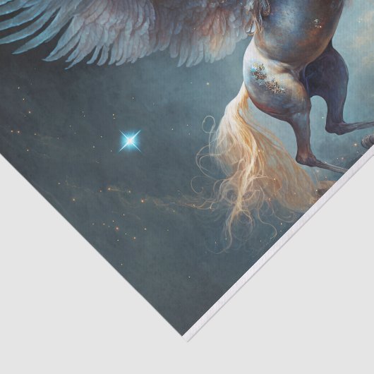 Papier Mousseline Pégase juif (Détail)