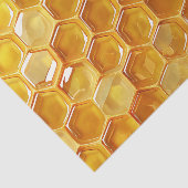 Papier Mousseline Peigne de miel pleine de découpage de miel (Détail)