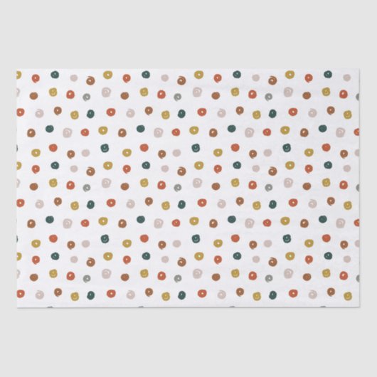 Papier Mousseline Peindre le Motif Abstrait (Recto)