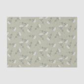 Papier Mousseline Peine blanche (Recto)