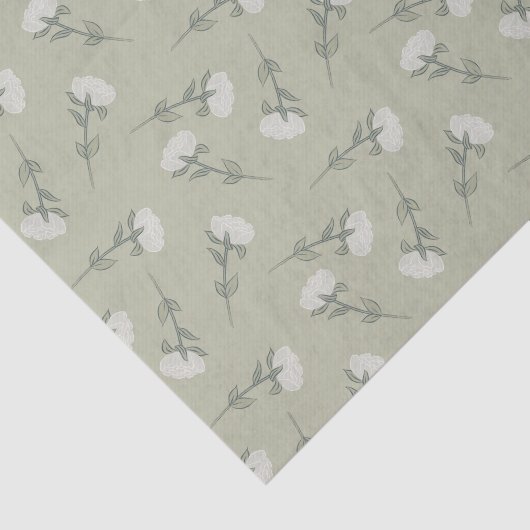 Papier Mousseline Peine blanche (Détail)