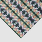 Papier Mousseline Peine rose Fleur Abstraite Découpage (Détail)