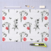 Papier Mousseline Peinture à encre japonaise Sumi-e (Artisanat)