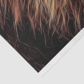 Papier Mousseline Peinture à l'huile de lion (Détail)