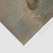 Papier Mousseline Peinture à l'huile texturée de dénouement de renar (Détail)