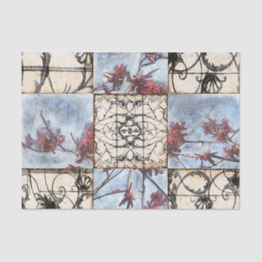 Papier Mousseline Peinture Abstraite de défilement (Recto)