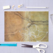 Papier Mousseline Peinture abstraite de silhouette sur l'arrière - (Artisanat)