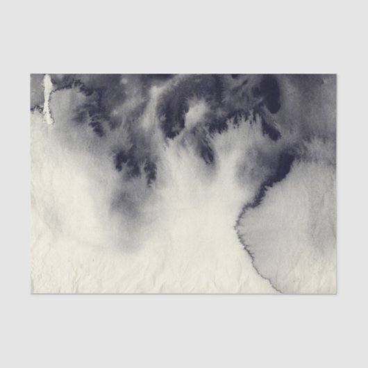 Papier Mousseline Peinture abstraite d'encre sur la texture de (Recto)