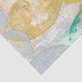 Papier Mousseline Peinture Abstraite moderne sur papier journal (Détail)