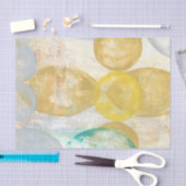 Papier Mousseline Peinture Abstraite moderne sur papier journal (Artisanat)