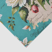 Papier Mousseline Peinture acrylique rose Découpage (Détail)