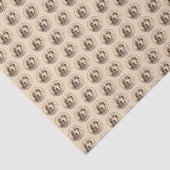 Papier Mousseline Peinture américaine anglaise sur pilon - Chien Art (Détail)