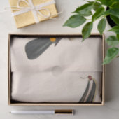 Papier Mousseline Peinture animalière d'antiquités Toucans (Cadeau)