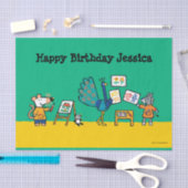 Papier Mousseline Peinture avec Maisy ! (Artisanat)