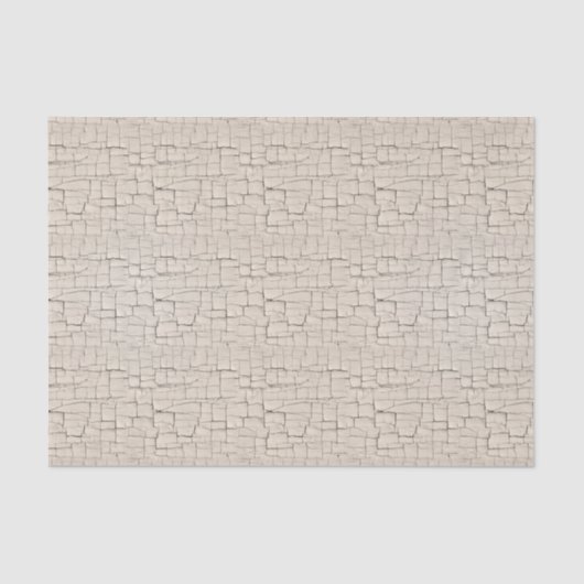 Papier Mousseline Peinture blanche antique de craquement de (Recto)