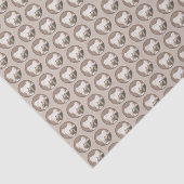 Papier Mousseline Peinture Chinoise sans cheveux peint art original (Détail)