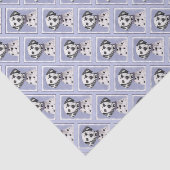 Papier Mousseline Peinture Dalmatienne - Cute Original Chien Art (Détail)