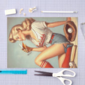 Papier Mousseline Peinture de baseball rétrospective (Artisanat)