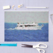 Papier Mousseline Peinture de bateau (Artisanat)