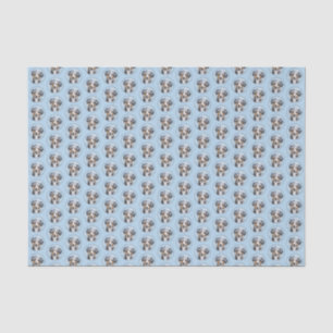 Papier Mousseline Peinture de berger américaine miniature - Chien Ar