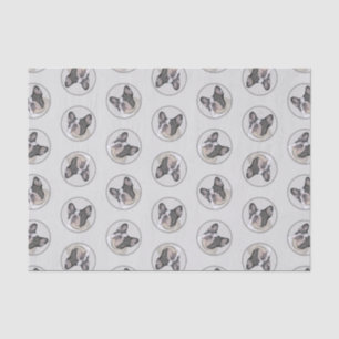 Papier Mousseline Peinture de Chien à Chien à Chien blanc Noir