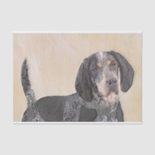 Papier Mousseline Peinture de linge bluetick - mignon chien original