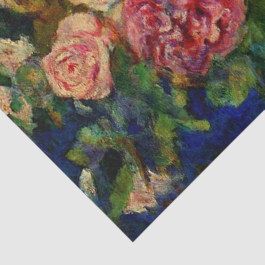 Papier Mousseline Peinture de Pierre Renoir, Rose, (Détail)