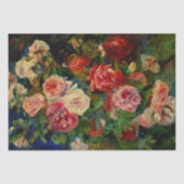 Papier Mousseline Peinture de Pierre Renoir, Rose, (Recto)