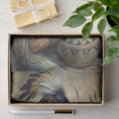 Papier Mousseline Peinture de potier indigène Pot Découpe (Cadeau)