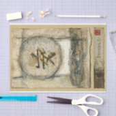 Papier Mousseline Peinture de tranquillité chinoise par Mauro (Artisanat)