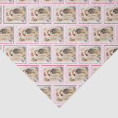 Papier Mousseline Peinture de Yorkshire Terrier - art original (Détail)