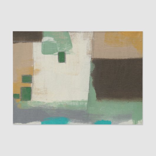 Papier Mousseline Peinture expressionniste avec pointes de brosse lo (Recto)