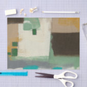 Papier Mousseline Peinture expressionniste avec pointes de brosse lo (Artisanat)